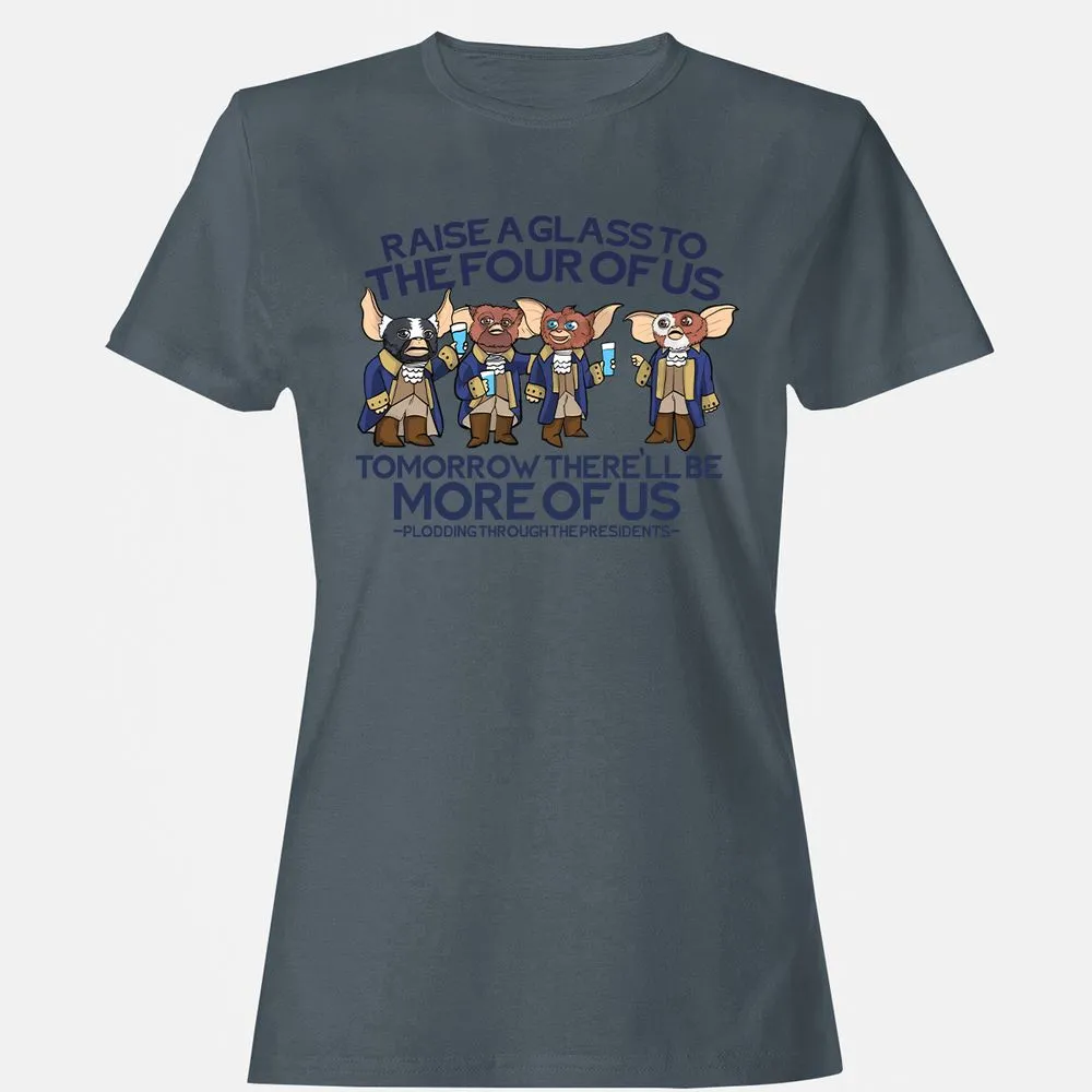 Women's T-Shirt - YZAZG8U2 - Charcoal - 3