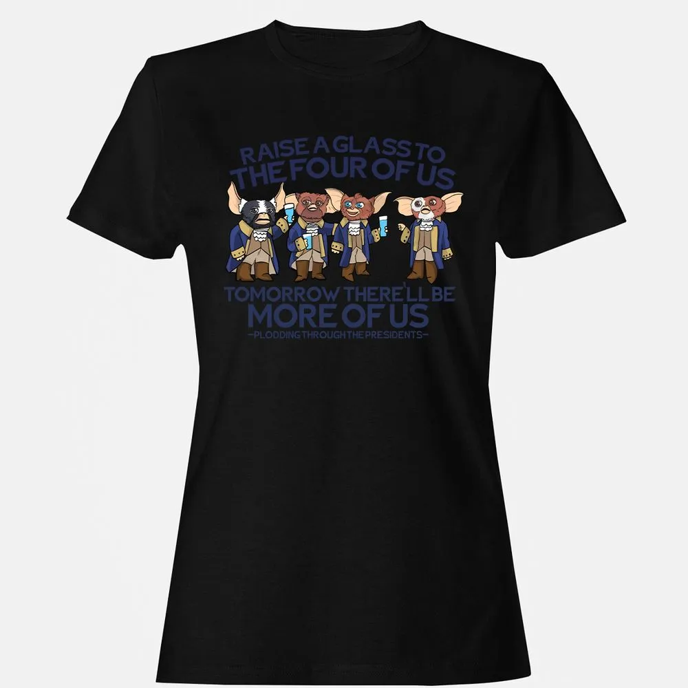 Women's T-Shirt - YZAZG8U2 - Black - 16