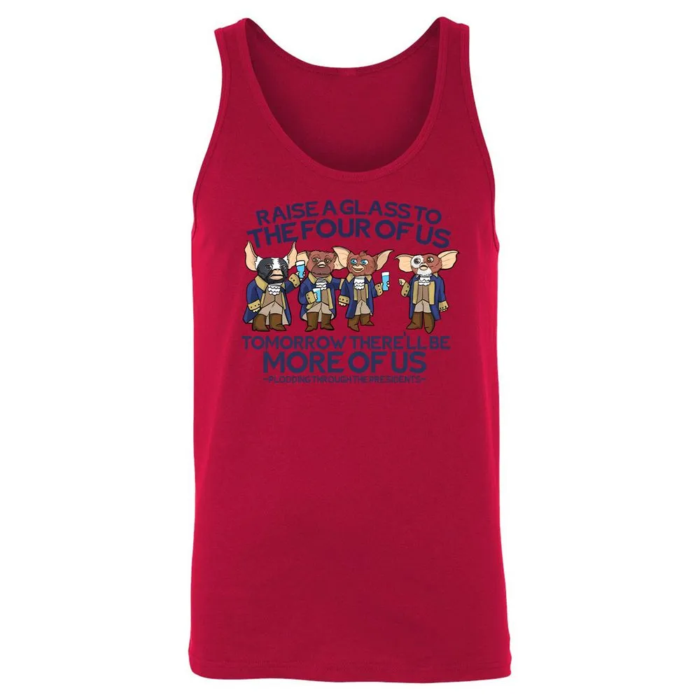 Unisex Jersey Tank - B8EBB3YV - Red - 11