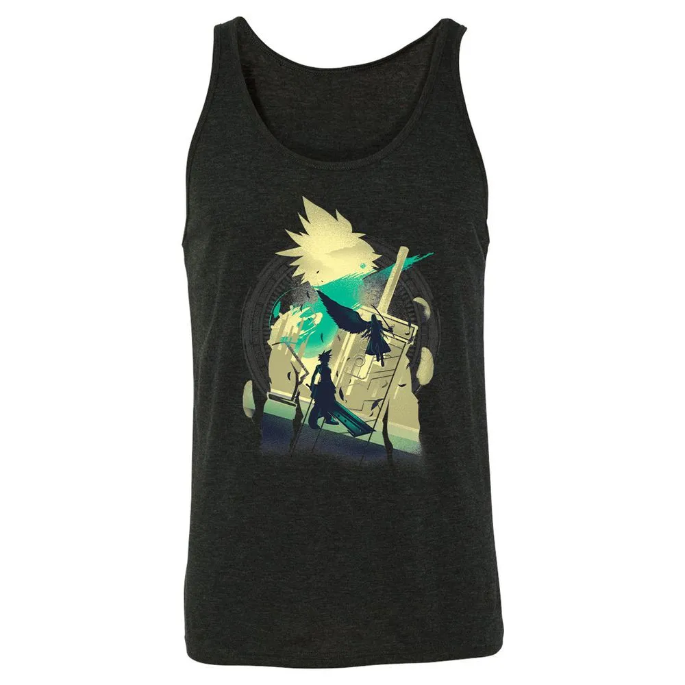 Unisex Jersey Tank - K57F978X - Charcoal Black Triblend - 5