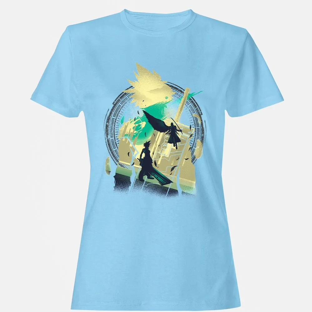 Women's T-Shirt - RLKQPBRR - Light Blue - 8