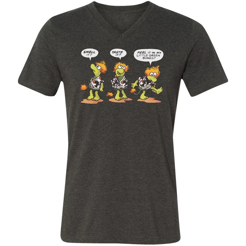Unisex V-Neck T-Shirt - F17QFVST - Dark Grey Heather - 8