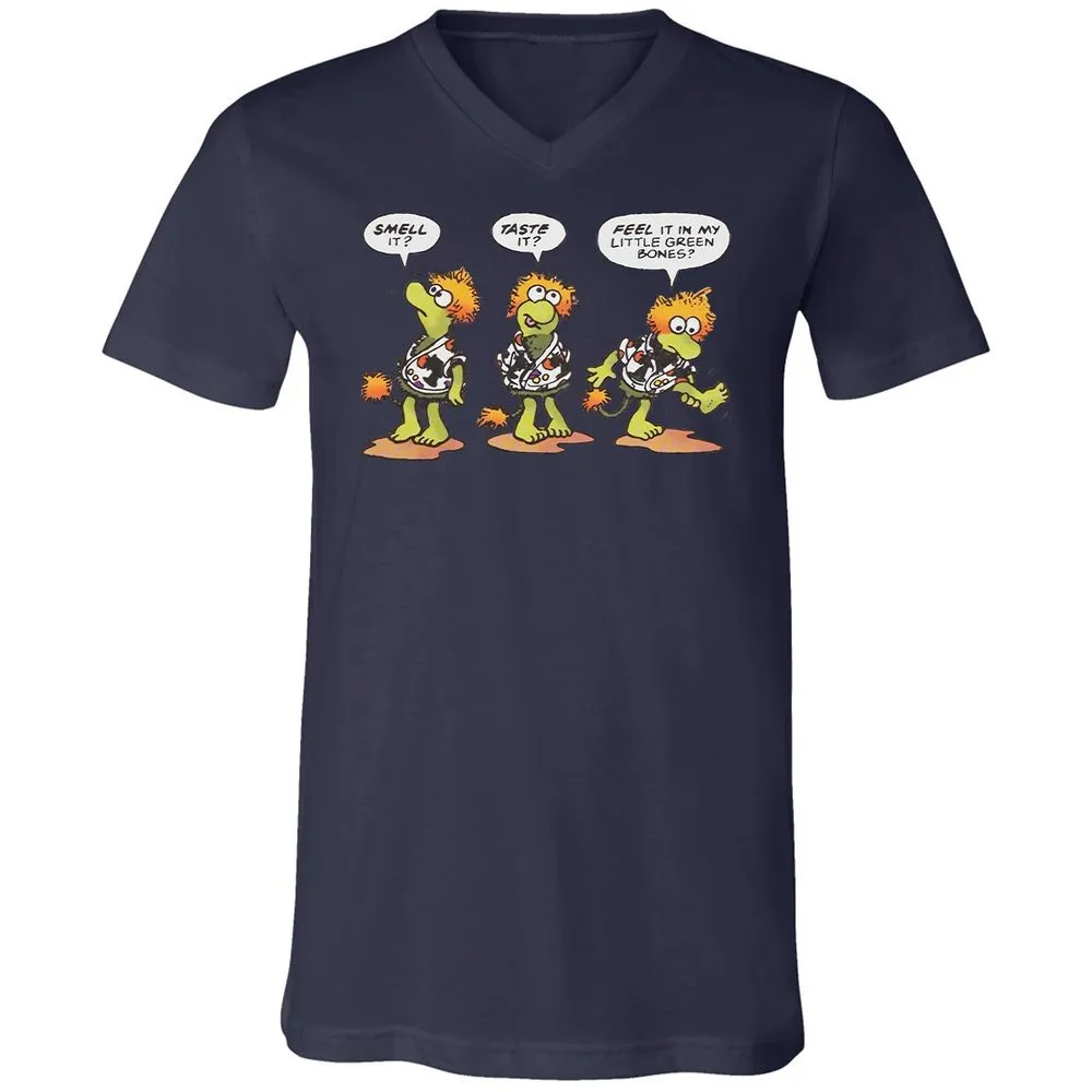 Unisex V-Neck T-Shirt - F17QFVST - Navy - 9