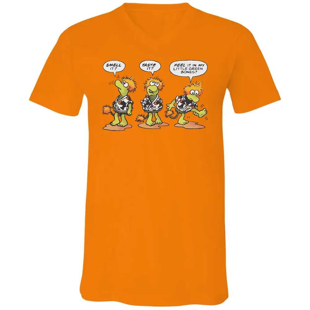 Unisex V-Neck T-Shirt - F17QFVST - Orange - 11