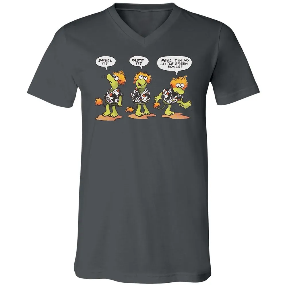 Unisex V-Neck T-Shirt - F17QFVST - Asphalt - 12
