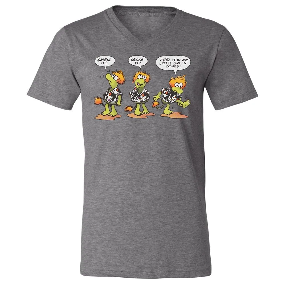 Unisex V-Neck T-Shirt - F17QFVST - Deep Heather - 13