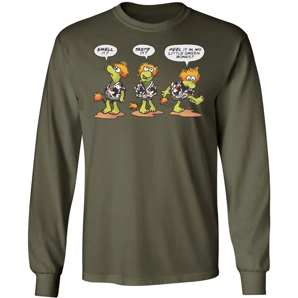 Long Sleeve T-Shirt - 93KX2U9J - Military Green - 7