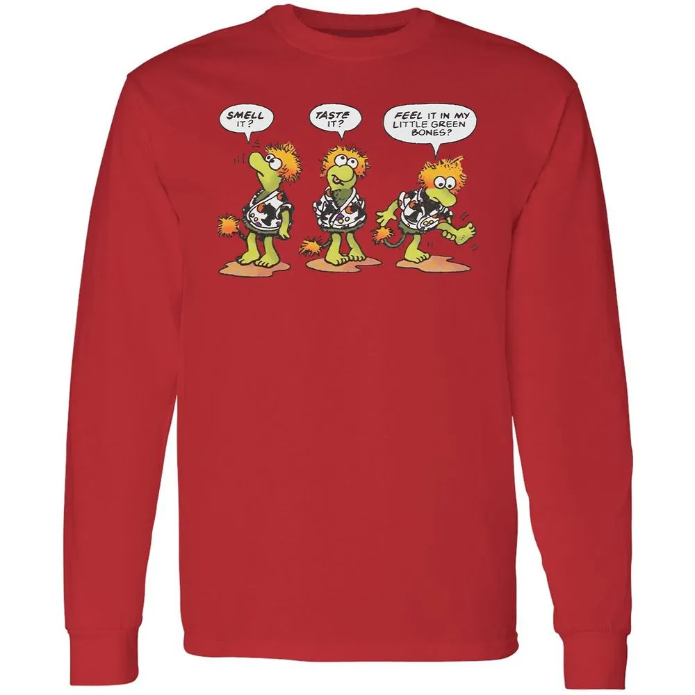 Long Sleeve T-Shirt - 93KX2U9J - Red - 14