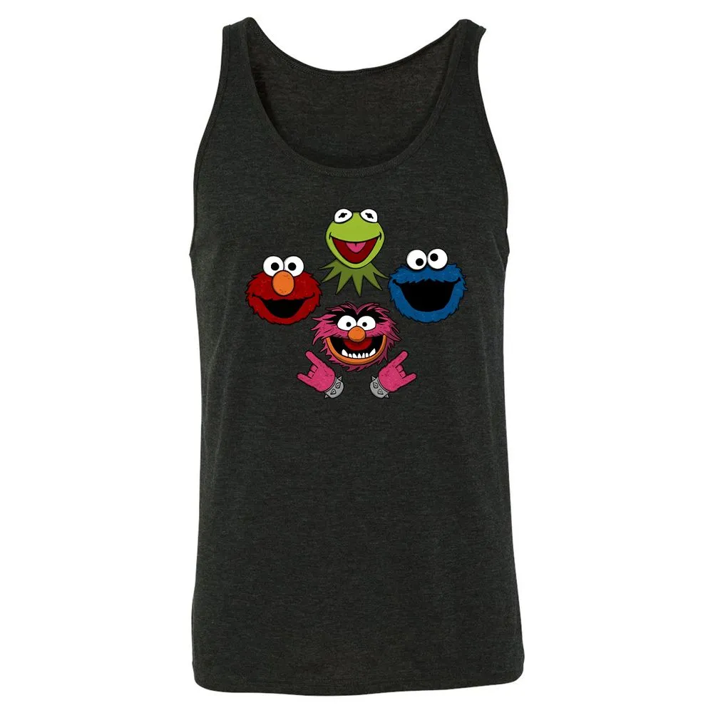 Unisex Jersey Tank - 4KZCMN9N - Charcoal Black Triblend - 5