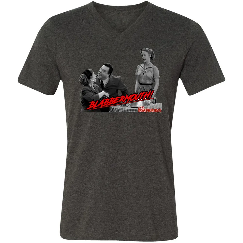 Unisex V-Neck T-Shirt - SEV29JN2 - Dark Grey Heather - 8