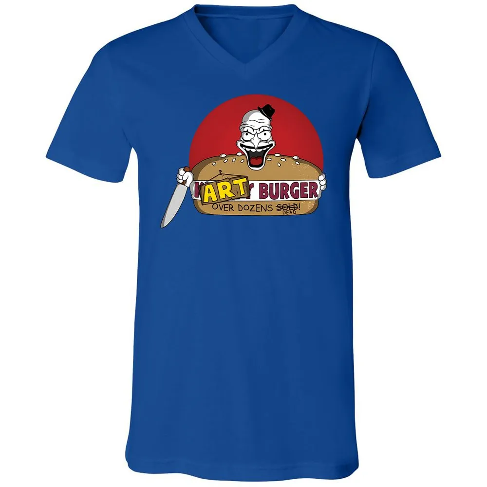 Unisex V-Neck T-Shirt - W7FASM7H - True Royal - 4