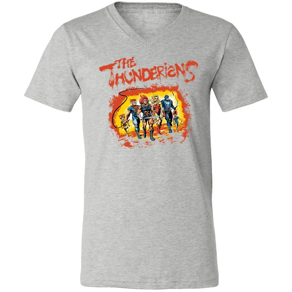 Unisex V-Neck T-Shirt - U362G1W8 - Athletic Heather - 7