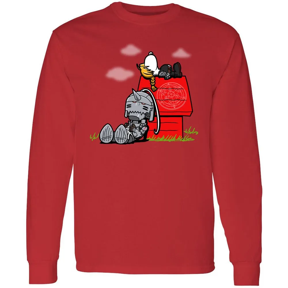 Long Sleeve T-Shirt - 2Q6ULEG9 - Red - 14