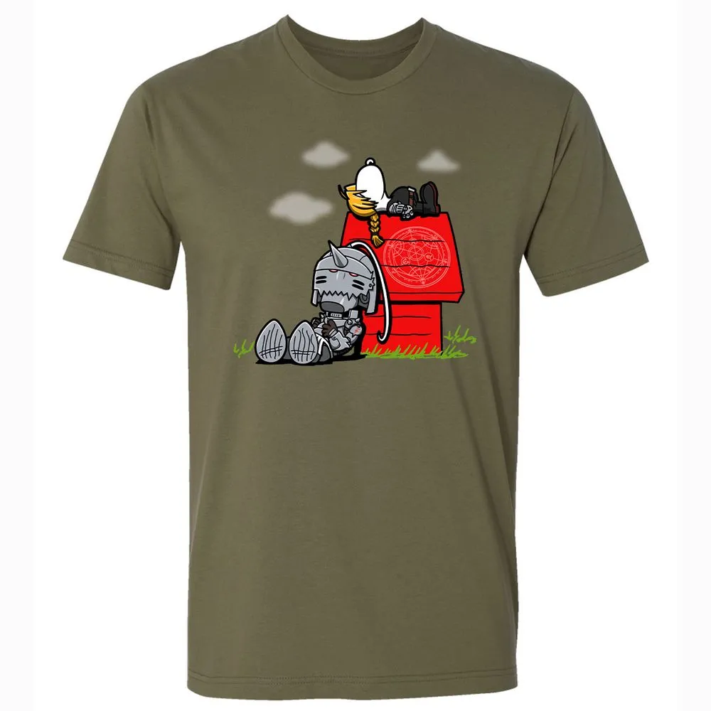 Premium Unisex T-Shirt - UY5NLC8W - Military Green - 5