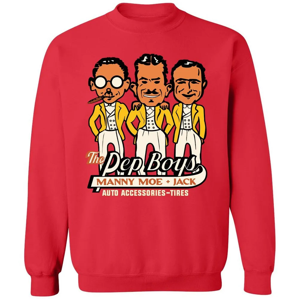 Classic Unisex Sweatshirt - RN3BYHVF - Red - 5