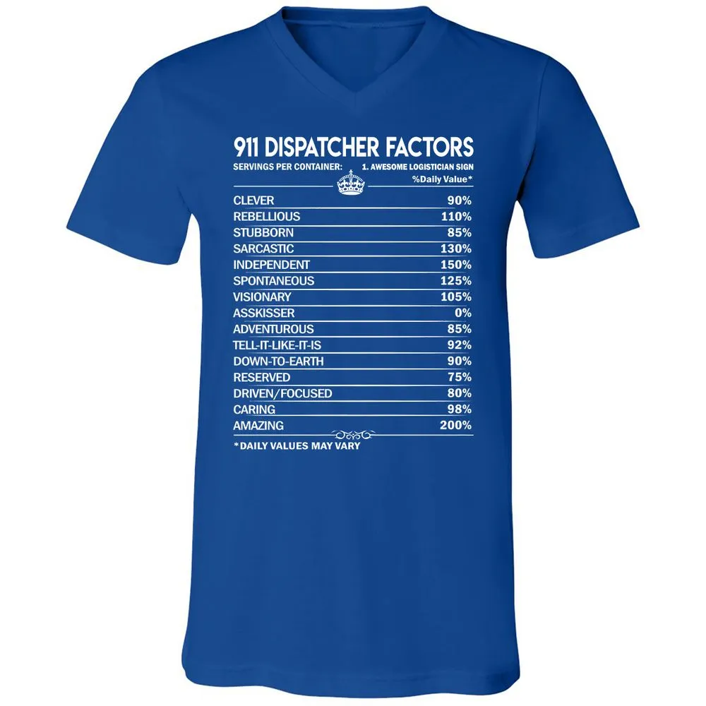 Unisex V-Neck T-Shirt - AHMP2Z15 - True Royal - 4