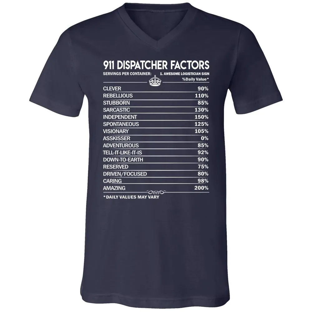 Unisex V-Neck T-Shirt - AHMP2Z15 - Navy - 2