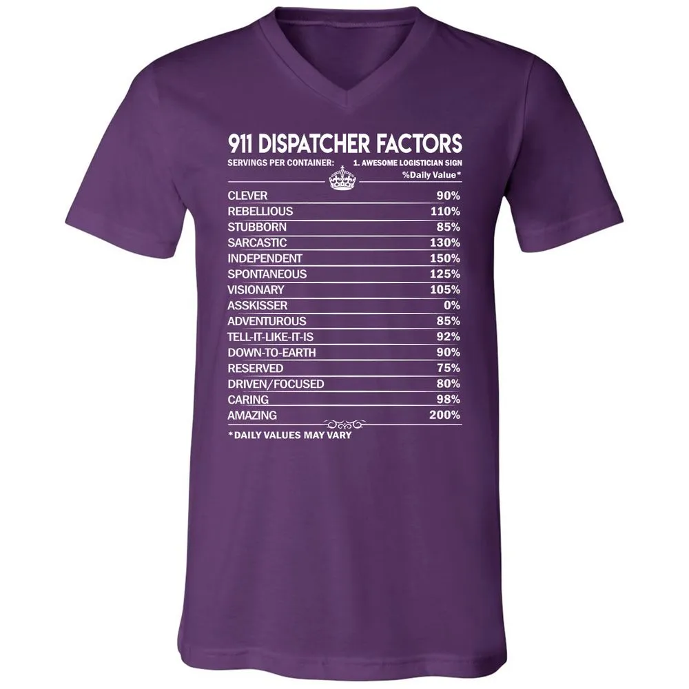 Unisex V-Neck T-Shirt - AHMP2Z15 - Team Purple - 9