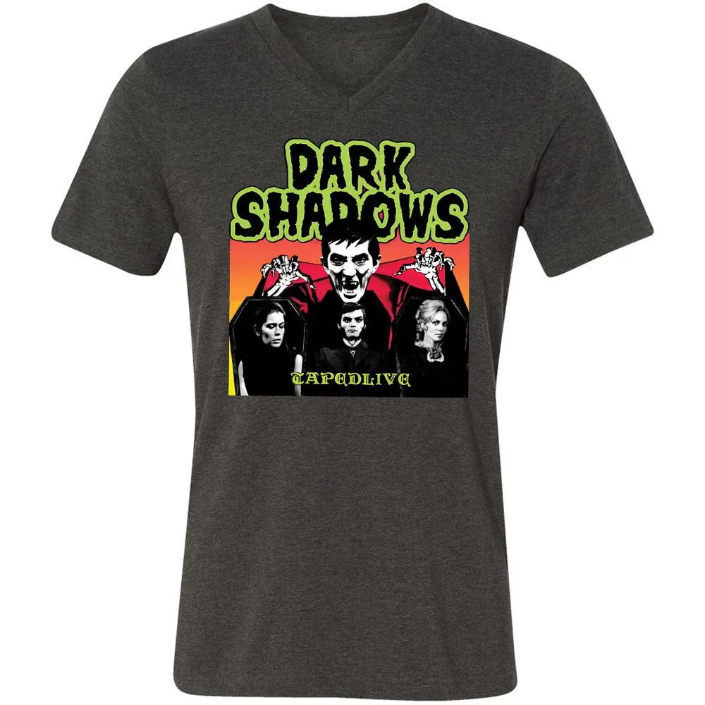 Unisex V-Neck T-Shirt - FFMGYTK7 - Dark Grey Heather - 8