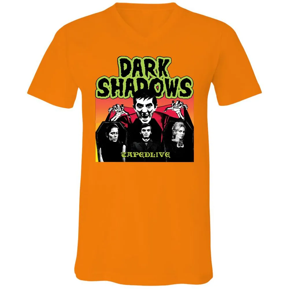 Unisex V-Neck T-Shirt - FFMGYTK7 - Orange - 11