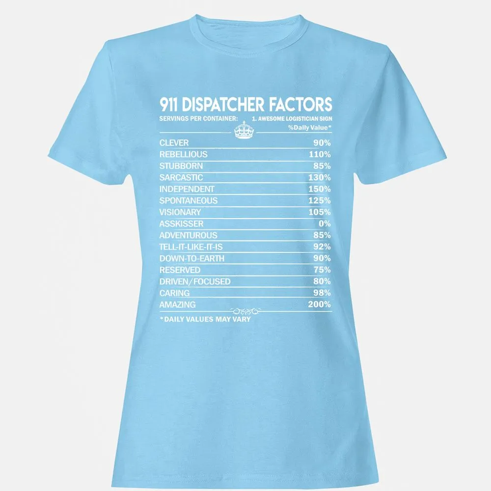 Women's T-Shirt - QPJH6QNC - Light Blue - 8