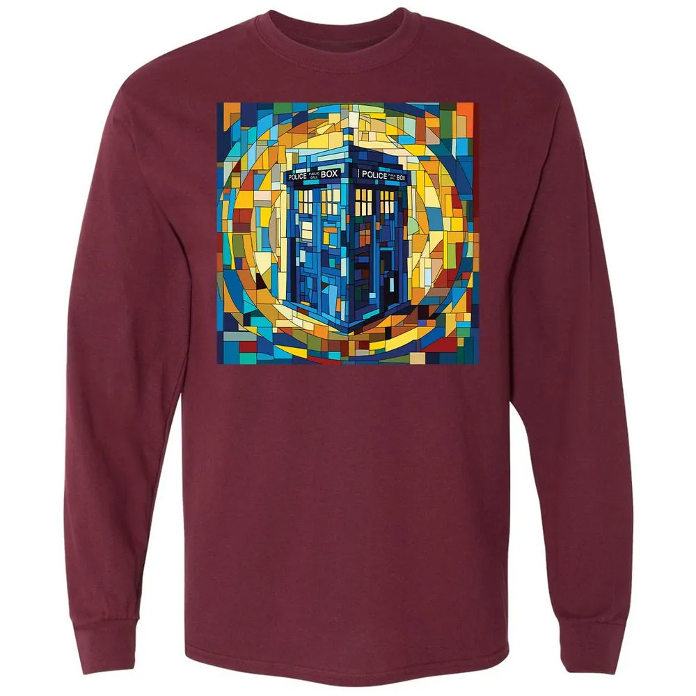 Long Sleeve T-Shirt - AVCM6SFA - Maroon - 11