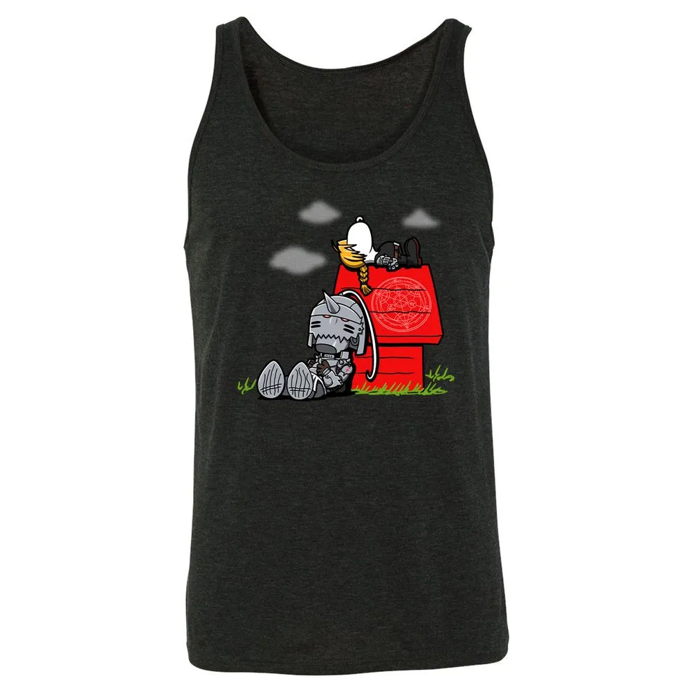 Unisex Jersey Tank - Y83L7DNK - Charcoal Black Triblend - 5