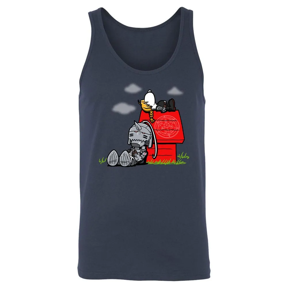 Unisex Jersey Tank - Y83L7DNK - Navy - 2