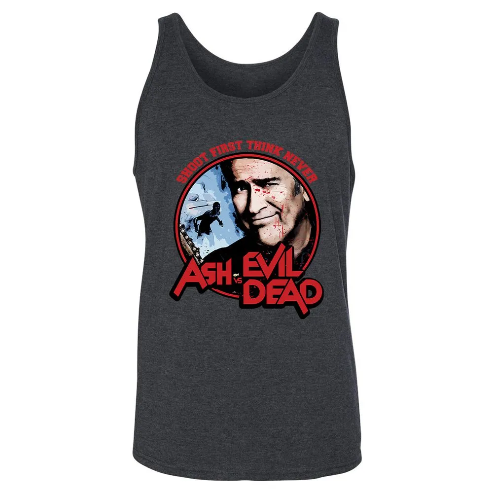 Unisex Jersey Tank - WZEJUVL9 - Dark Grey Heather - 6