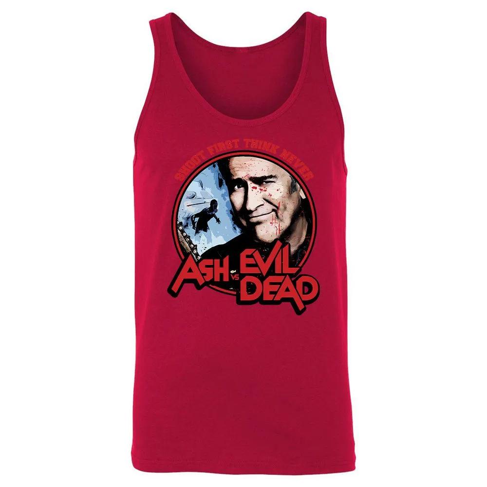 Unisex Jersey Tank - WZEJUVL9 - Red - 11