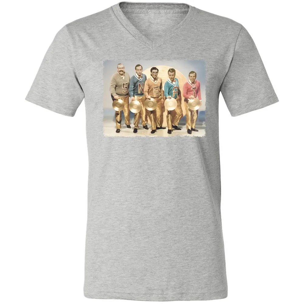 Unisex V-Neck T-Shirt - CCT5EZXX - Athletic Heather - 7