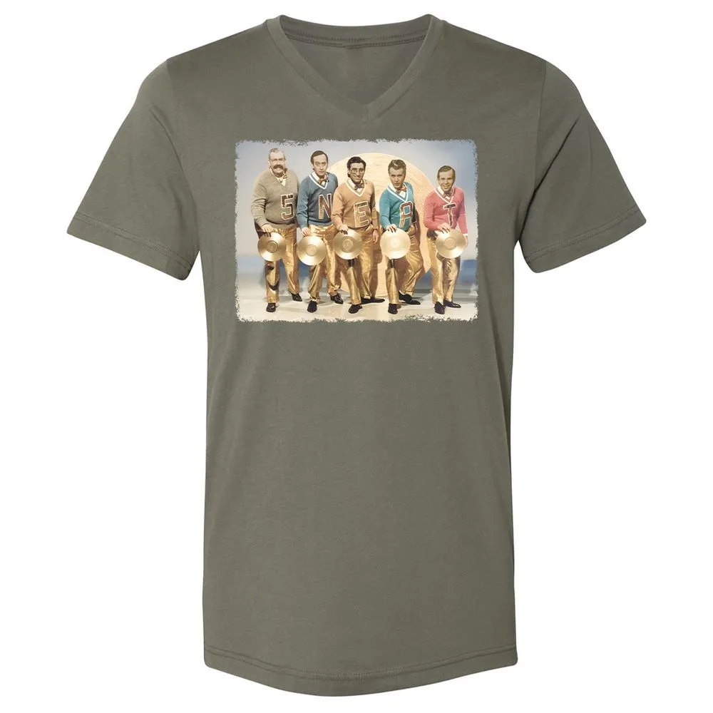 Unisex V-Neck T-Shirt - CCT5EZXX - Military Green - 10