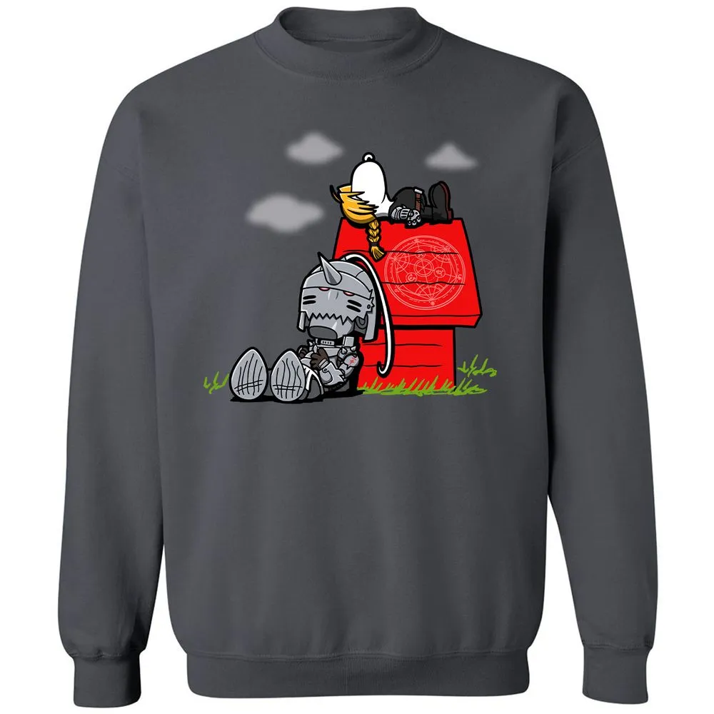 Classic Unisex Sweatshirt - ZV859MNW - Charcoal - 7