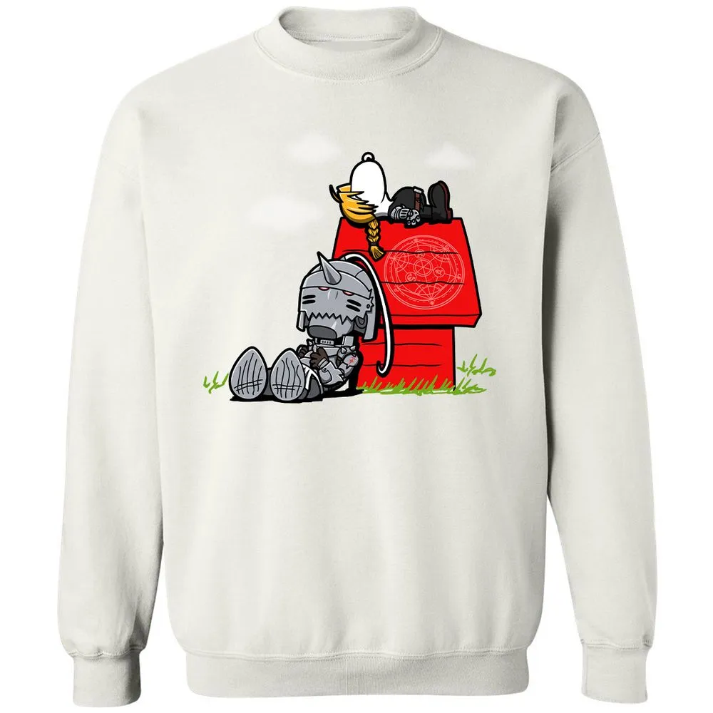 Classic Unisex Sweatshirt - ZV859MNW - White - 12