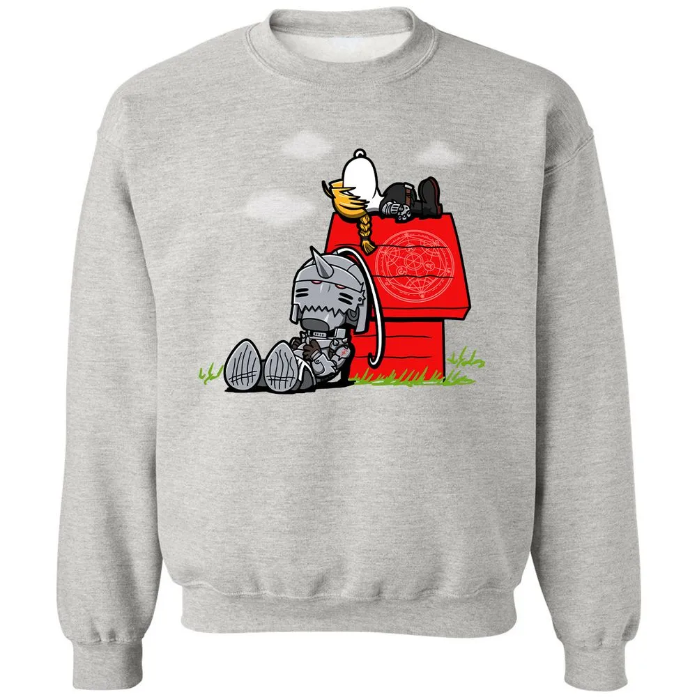 Classic Unisex Sweatshirt - ZV859MNW - Ash - 8