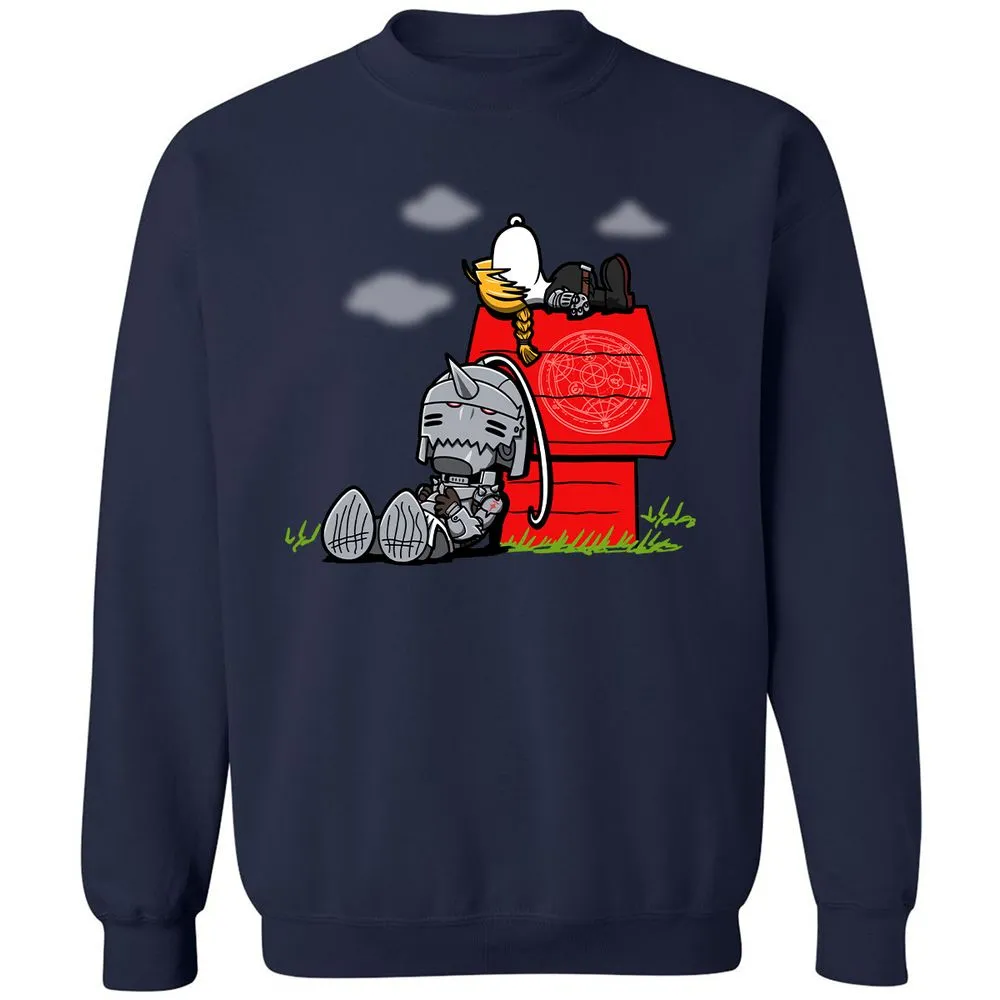 Classic Unisex Sweatshirt - ZV859MNW - Navy - 2