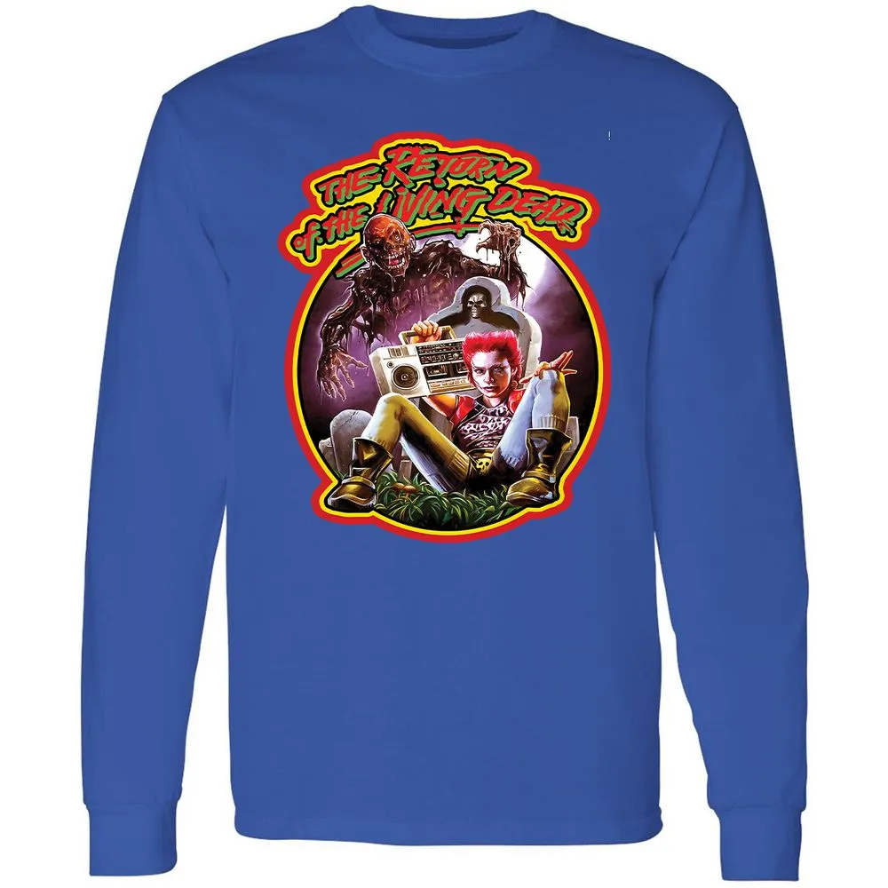 Long Sleeve T-Shirt - Q6SLMM2L - Royal - 4