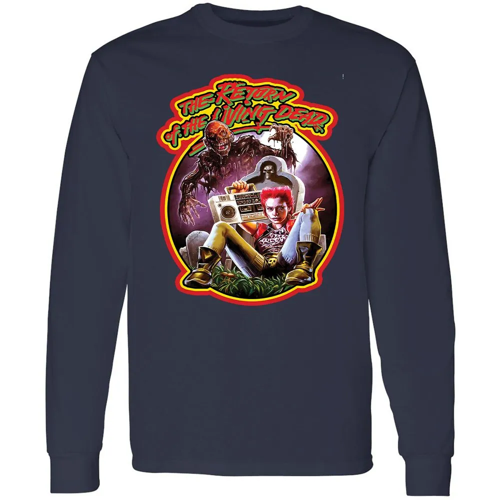 Long Sleeve T-Shirt - Q6SLMM2L - Navy - 12