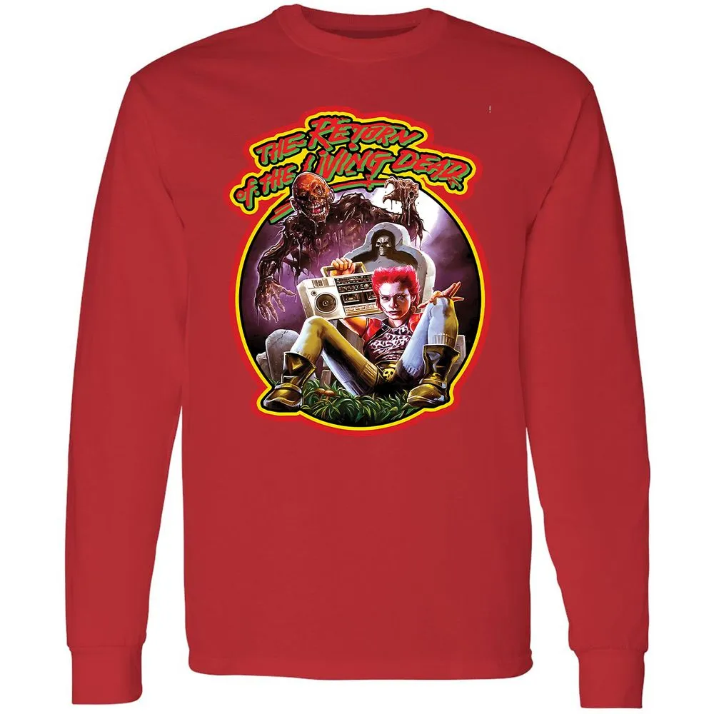 Long Sleeve T-Shirt - Q6SLMM2L - Red - 14