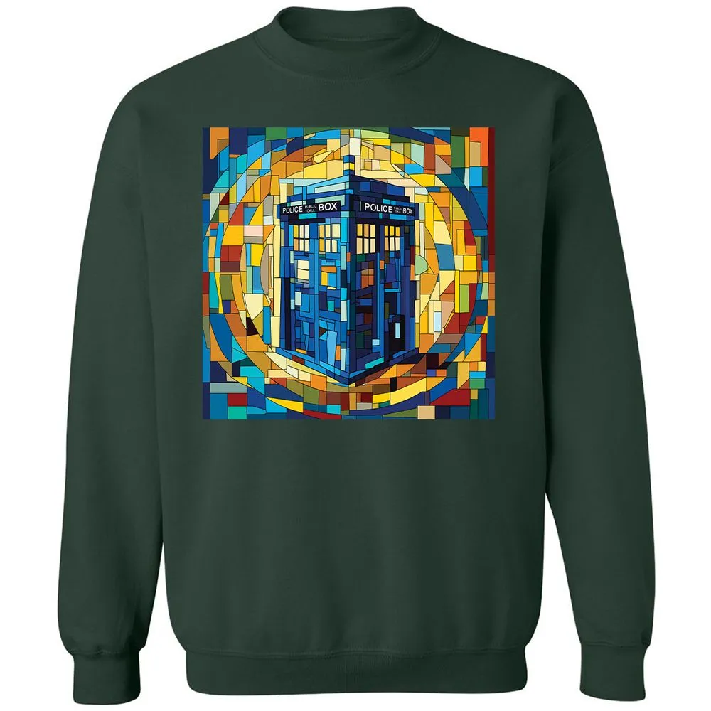 Classic Unisex Sweatshirt - 55FLSZP1 - Forest Green - 4