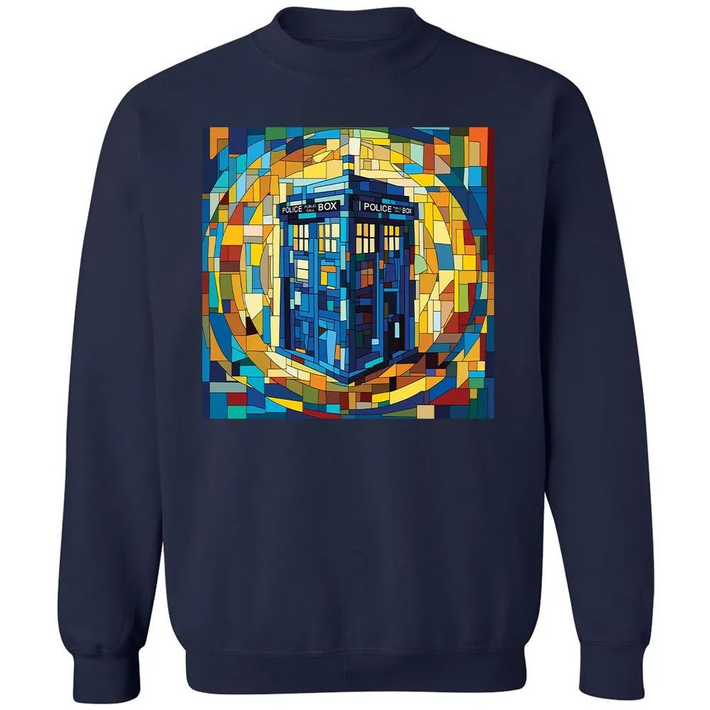 Classic Unisex Sweatshirt - 55FLSZP1 - Navy - 2
