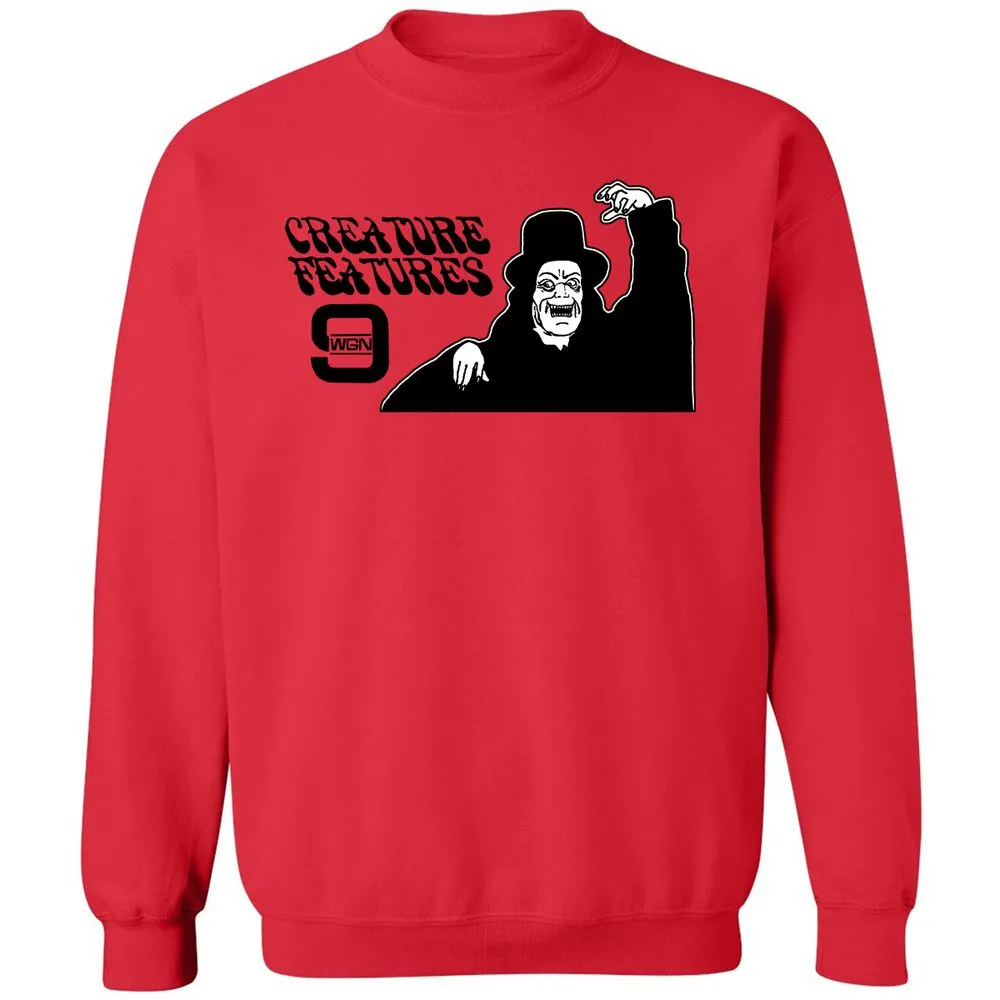 Classic Unisex Sweatshirt - 2B9VWX6J - Red - 5