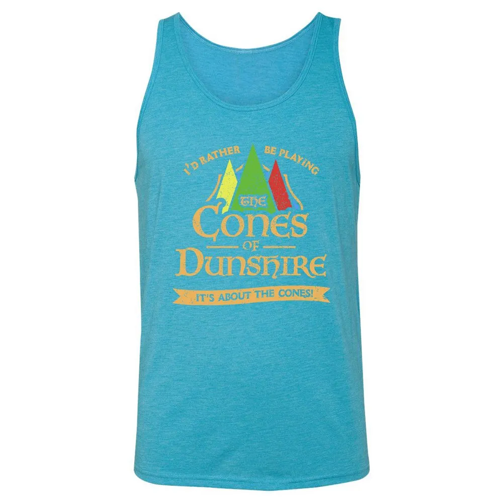Unisex Jersey Tank - 7CM4YCME - Aqua Triblend - 3