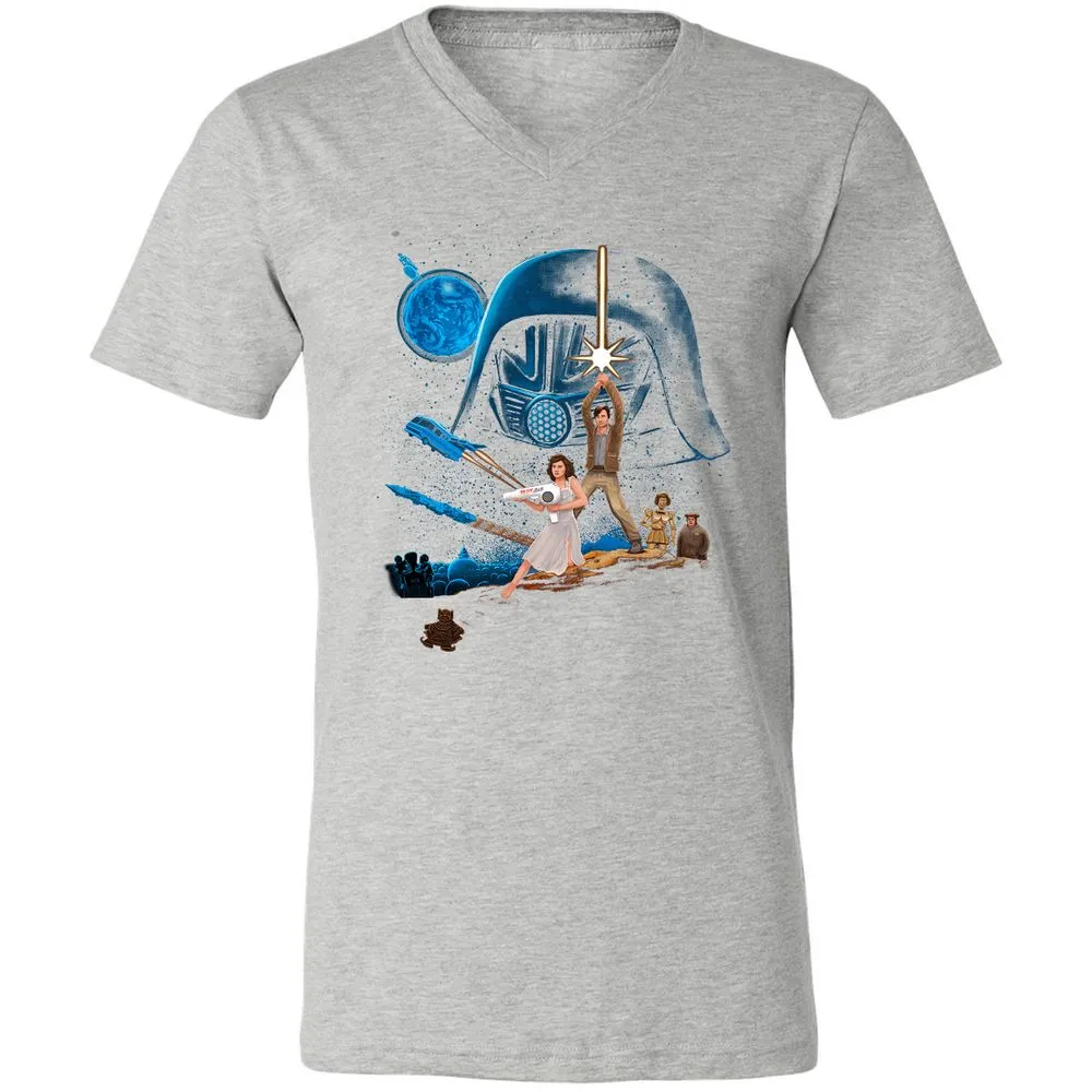 Unisex V-Neck T-Shirt - VY6YZ6CN - Athletic Heather - 7