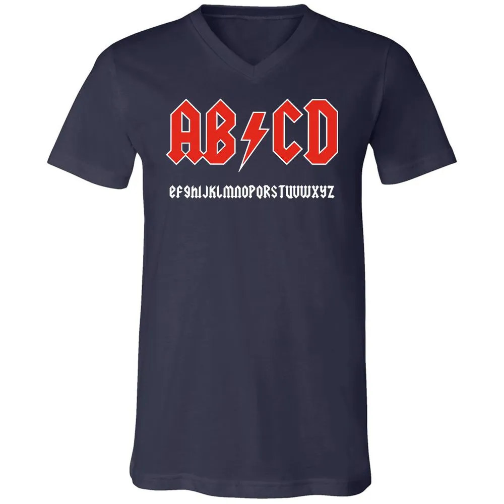 Unisex V-Neck T-Shirt - JTD8LHAL - Navy - 2