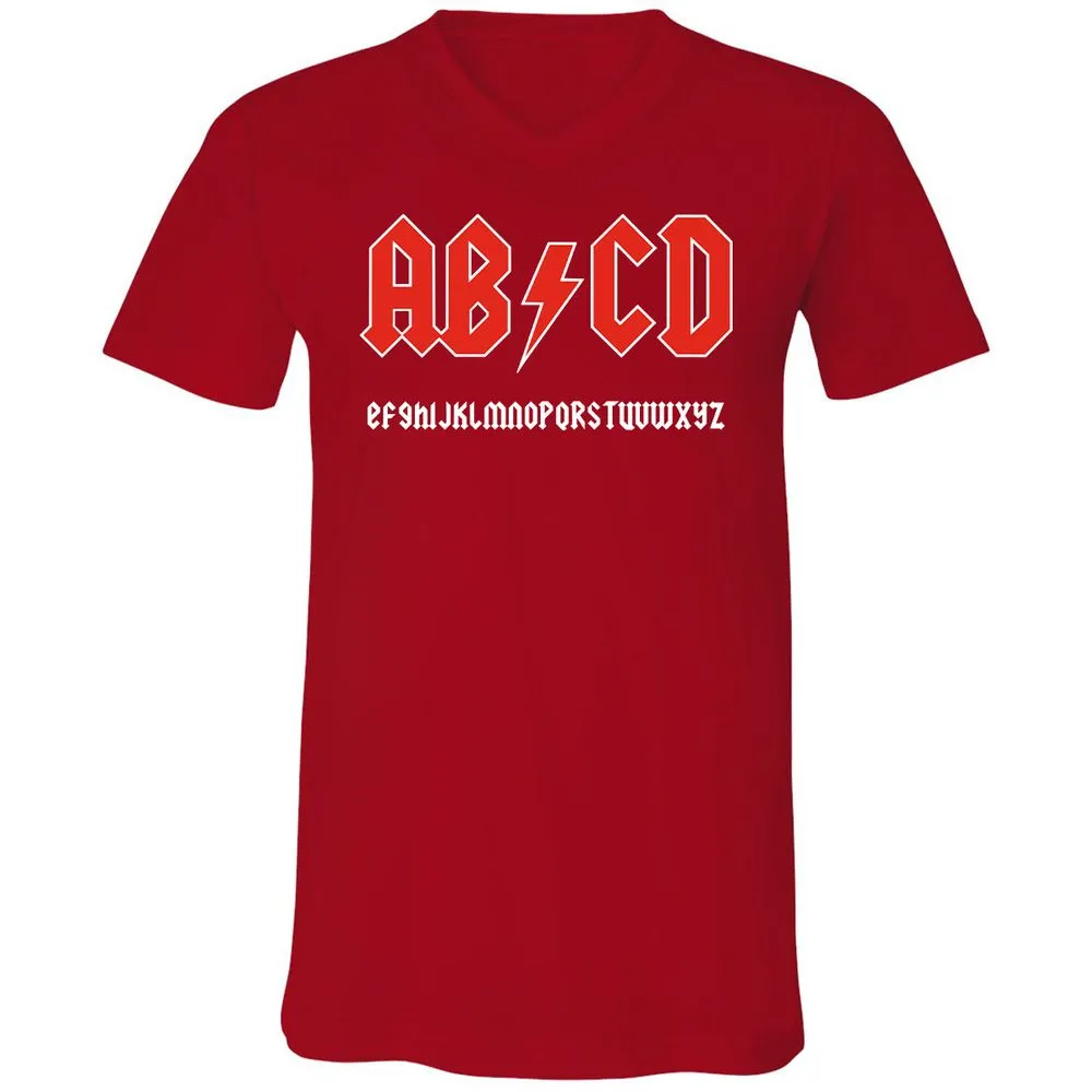 Unisex V-Neck T-Shirt - JTD8LHAL - Red - 3