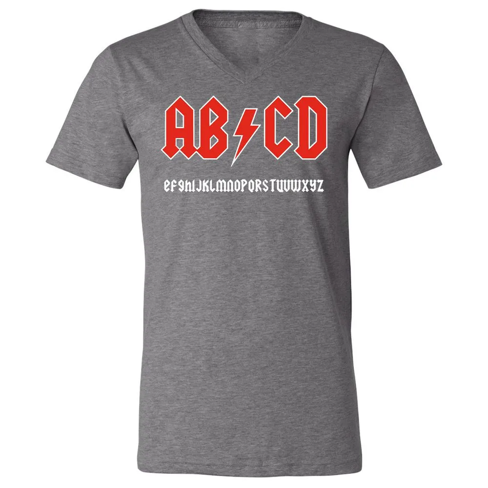 Unisex V-Neck T-Shirt - JTD8LHAL - Deep Heather - 13