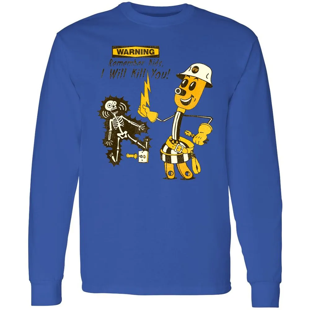 Long Sleeve T-Shirt - CX9RW1SA - Royal - 4