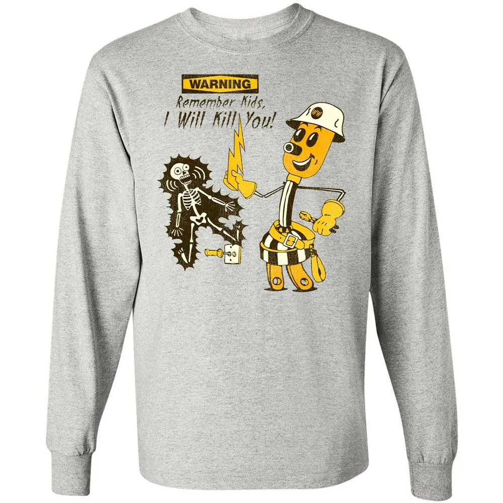 Long Sleeve T-Shirt - CX9RW1SA - Ash - 5
