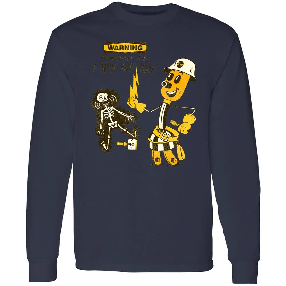 Long Sleeve T-Shirt - CX9RW1SA - Navy - 12
